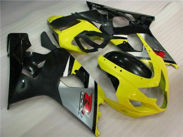 Abs Carenagem GSXR 600 / 750 K4 04-05 - Amarelo Preto