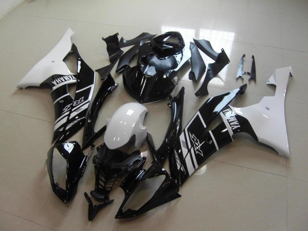 Abs Carenagem R6 08-16 - Branco Preto Abs Carenagem R6 08-16 - Branco Preto