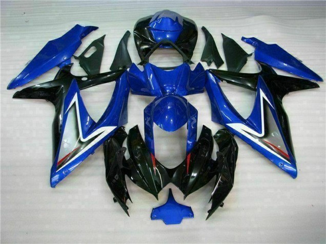 Abs Kit Carenagem & Plásticos GSXR 600 / 750 K8 08-10 - Azul Preto Abs Kit Carenagem & Plásticos GSXR 600 / 750 K8 08-10 - Azul Preto