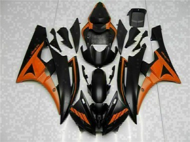 Abs Kit Carenagem & Plásticos R6 06-07 - Laranja Preto