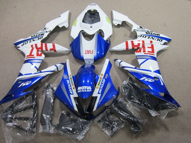 Abs Kit Completos Carenagem R1 04-06 - Azul Branco Motul Fiat Abs Kit Completos Carenagem R1 04-06 - Azul Branco Motul Fiat