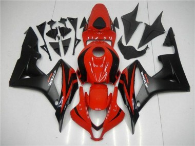 Abs Kits Carenagem CBR 600RR 07-08 - Preto Vermelho