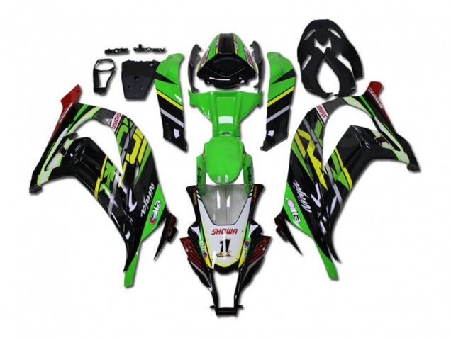 Abs Kits Carenagem EX650 12-16 - Verde Preto Abs Kits Carenagem EX650 12-16 - Verde Preto