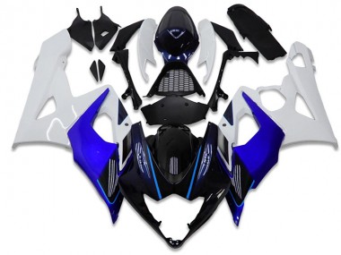 Abs Kits Carenagem GSXR 1000 K5 05-06 - Azul Branco