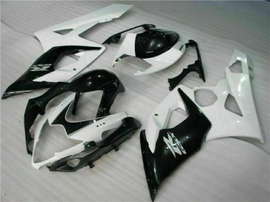 Abs Kits Carenagem GSXR 1000 K5 05-06 - Branco Preto