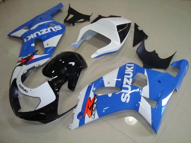 Abs Kits Carenagem GSXR 750 K1 K2 K3 01-03 - Azul Branco