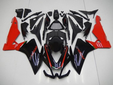 Abs Kits Carenagem RSV4 09-15 - Preto Vermelho