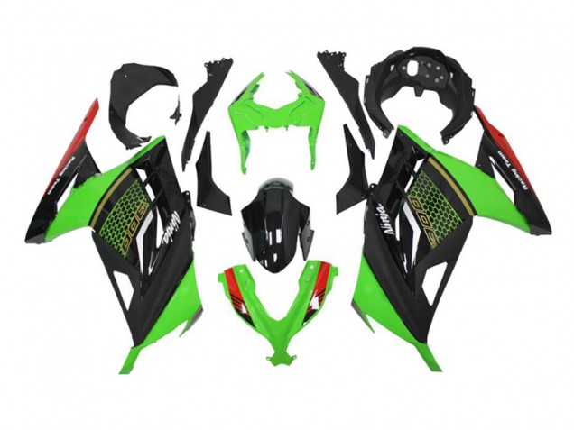 Abs Kits Carenagem ZX6R 13-18 - Verde Preto Abs Kits Carenagem ZX6R 13-18 - Verde Preto