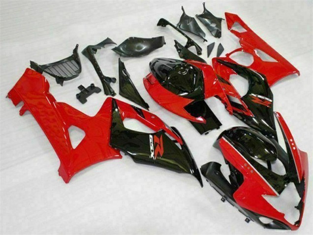 Abs Kits Completos Carenagem GSXR 1000 K5 05-06 - Vermelho Preto