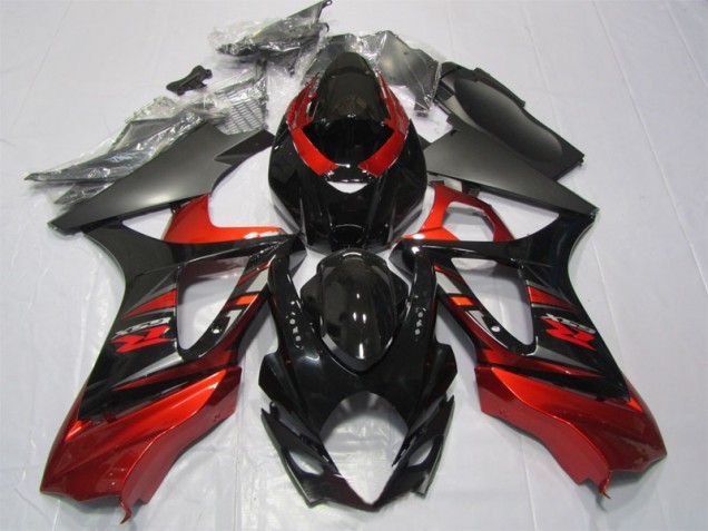 Abs Kits Completos Carenagem GSXR 1000 K7 07-08 - Preto Vermelho Abs Kits Completos Carenagem GSXR 1000 K7 07-08 - Preto Vermelho