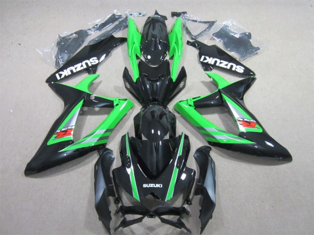 Abs Kits Completos Carenagem GSXR 600 K6 06-07 - Preto Verde Abs Kits Completos Carenagem GSXR 600 K6 06-07 - Preto Verde