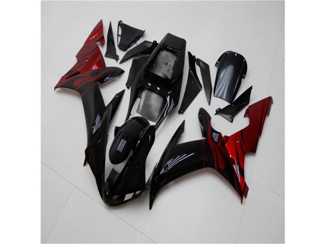 Abs Kits Completos Carenagem R1 04-06 - Preto Vermelho Abs Kits Completos Carenagem R1 04-06 - Preto Vermelho