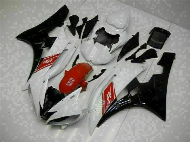 Abs Kits Completos Carenagem R6 06-07 - Branco Preto Abs Kits Completos Carenagem R6 06-07 - Branco Preto