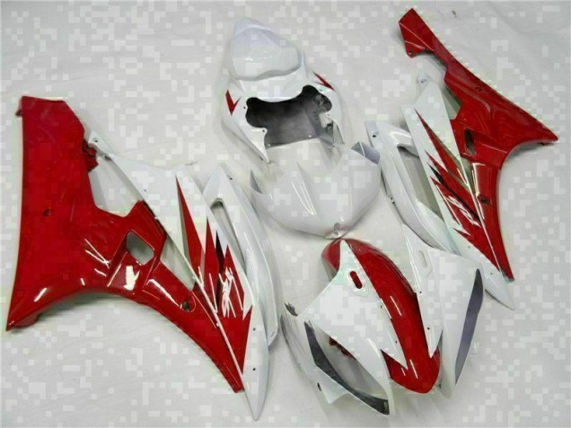 Abs Kits Completos Carenagem R6 06-07 - Vermelho Branco Abs Kits Completos Carenagem R6 06-07 - Vermelho Branco