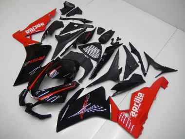 Abs Kits Completos Carenagem RSV4 09-15 - Preto Vermelho