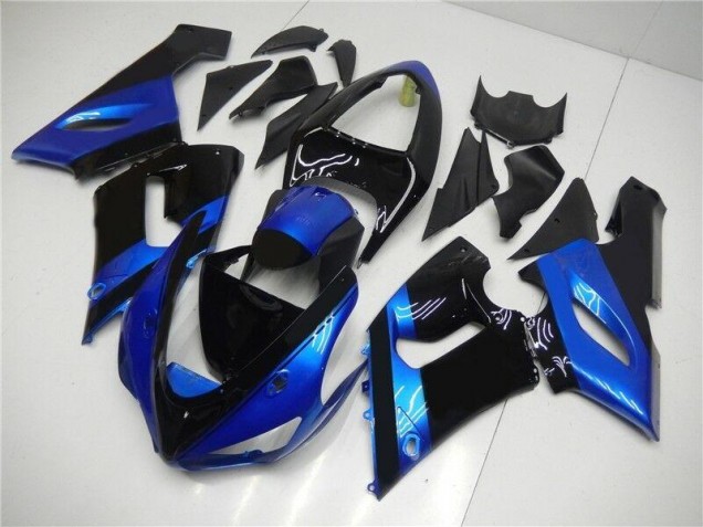 Abs Kits Completos Carenagem ZX6R 05-06 - Azul Preto