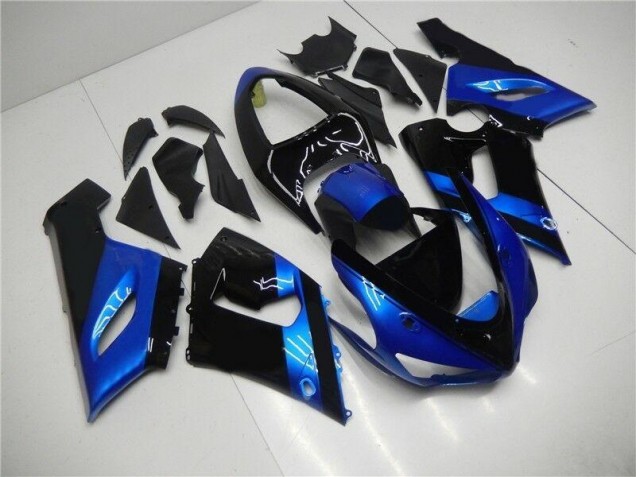 Abs Kits Completos Carenagem ZX6R 05-06 - Azul Preto