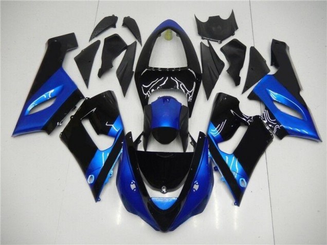 Abs Kits Completos Carenagem ZX6R 05-06 - Azul Preto