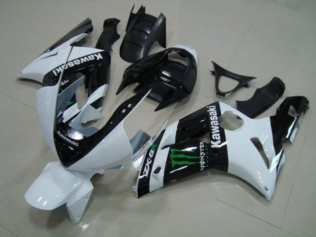 Abs Kits Completos Carenagem ZX6R 05-06 - Branco Monster Abs Kits Completos Carenagem ZX6R 05-06 - Branco Monster
