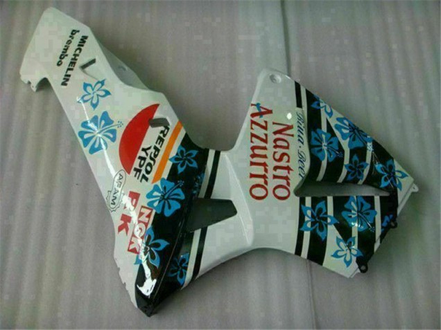 Abs Plástico CBR 600RR 05-06 - Branco Azul Nastro Azzurro 46 Abs Plástico CBR 600RR 05-06 - Branco Azul Nastro Azzurro 46