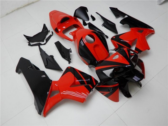 Abs Plástico CBR 600RR 05-06 - Vermelho Preto Abs Plástico CBR 600RR 05-06 - Vermelho Preto