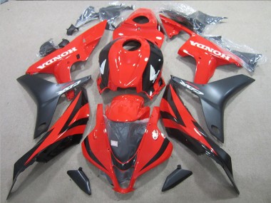 Abs Plástico CBR 600RR 07-08 - Preto Vermelho