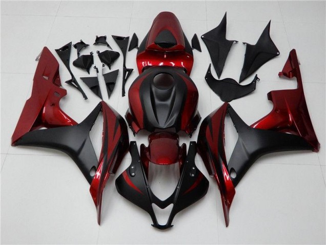 Abs Plástico CBR 600RR 07-08 - Vermelho Preto Abs Plástico CBR 600RR 07-08 - Vermelho Preto