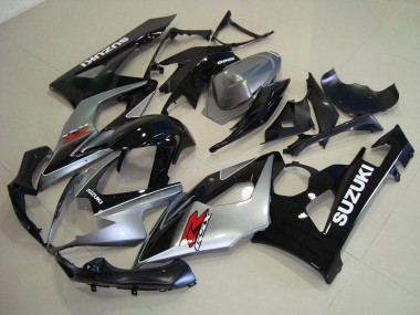 Abs Plástico GSXR 1000 K5 05-06 - Cinzento Preto