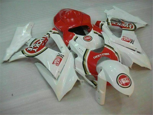 Abs Plástico GSXR 1000 K7 07-08 - Vermelho Branco Abs Plástico GSXR 1000 K7 07-08 - Vermelho Branco