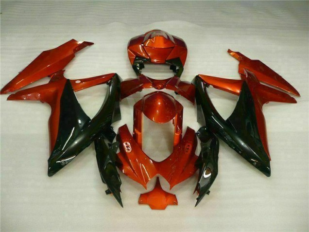 Abs Plástico GSXR 600 / 750 K8 08-10 - Vermelho Preto Abs Plástico GSXR 600 / 750 K8 08-10 - Vermelho Preto