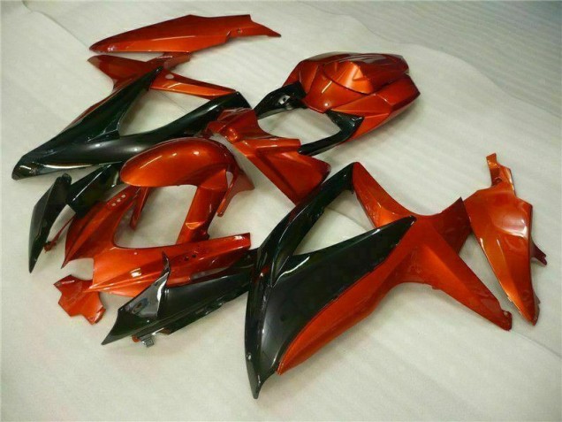 Abs Plástico GSXR 600 / 750 K8 08-10 - Vermelho Preto Abs Plástico GSXR 600 / 750 K8 08-10 - Vermelho Preto