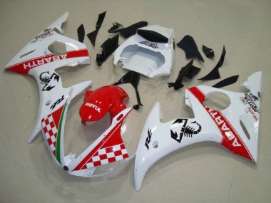 Abs Plástico R6 03-05 - Vermelho Branco