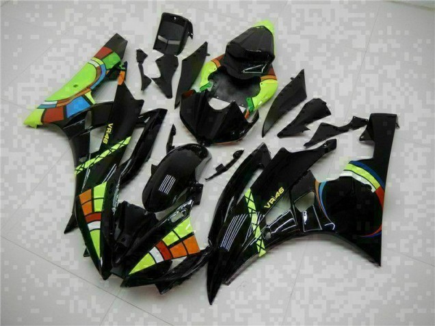 Abs Plástico R6 06-07 - Preto