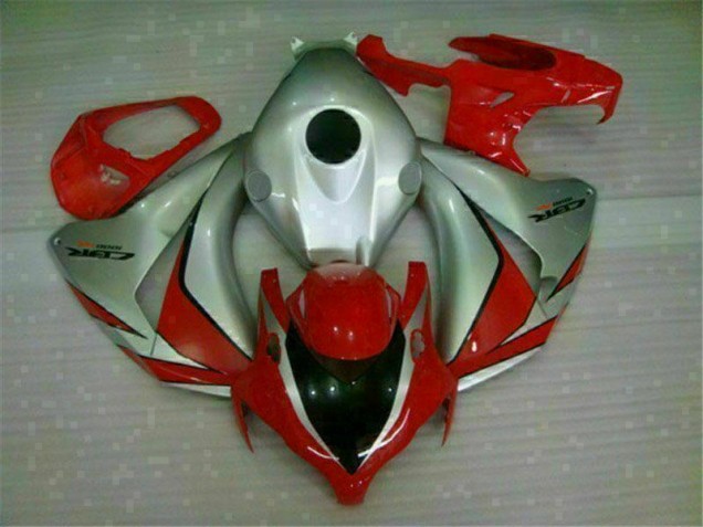 Abs Plásticos CBR 1000RR 08-11 - Vermelho Prata Abs Plásticos CBR 1000RR 08-11 - Vermelho Prata