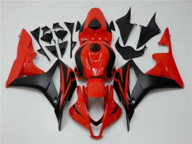 Abs Plásticos CBR 600RR 07-08 - Preto Vermelho