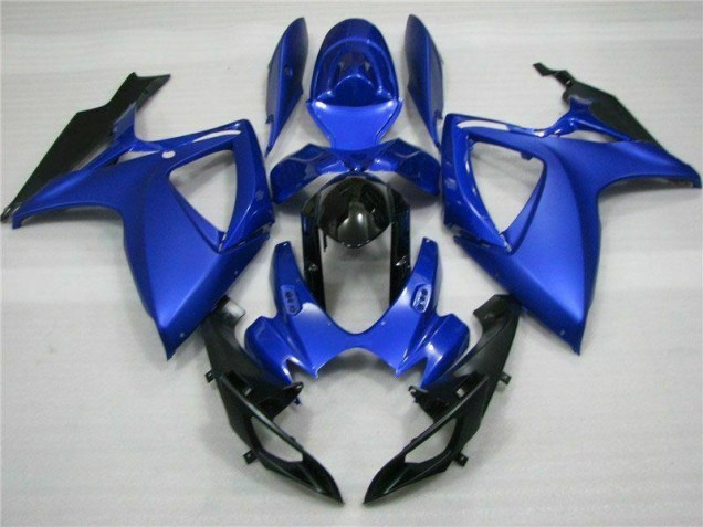 Abs Plásticos GSXR 600 / 750 K6 06-07 - Azul Preto Abs Plásticos GSXR 600 / 750 K6 06-07 - Azul Preto