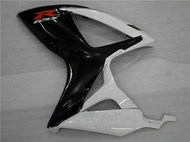 Abs Plásticos GSXR 600 / 750 K6 06-07 - Branco Preto Abs Plásticos GSXR 600 / 750 K6 06-07 - Branco Preto