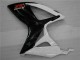 Abs Plásticos GSXR 600 / 750 K6 06-07 - Branco Preto Abs Plásticos GSXR 600 / 750 K6 06-07 - Branco Preto