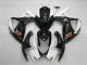 Abs Plásticos GSXR 600 / 750 K6 06-07 - Branco Preto Abs Plásticos GSXR 600 / 750 K6 06-07 - Branco Preto