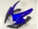 Abs Plásticos GSXR 600 / 750 K6 06-07 - Preto Azul Abs Plásticos GSXR 600 / 750 K6 06-07 - Preto Azul