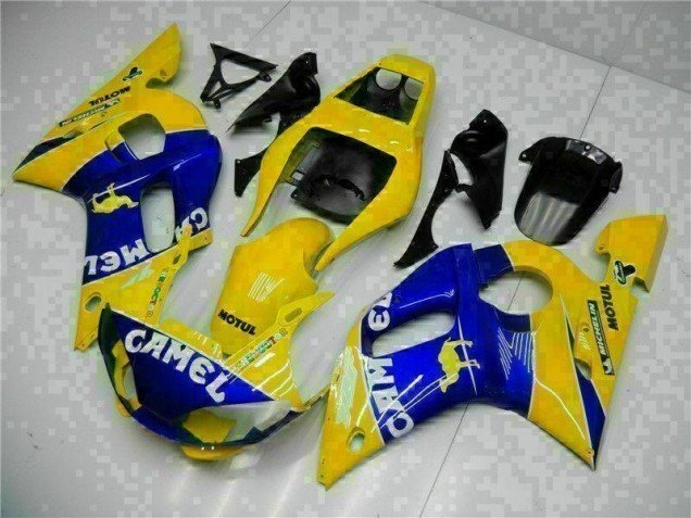 Abs Plásticos R6 98-02 - Amarelo Azul Abs Plásticos R6 98-02 - Amarelo Azul