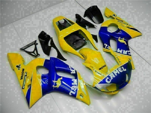 Abs Plásticos R6 98-02 - Amarelo Azul Abs Plásticos R6 98-02 - Amarelo Azul