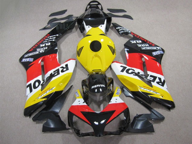 Carenagem CBR 1000RR 04-05 - Amarelo Vermelho Repsol Carenagem CBR 1000RR 04-05 - Amarelo Vermelho Repsol