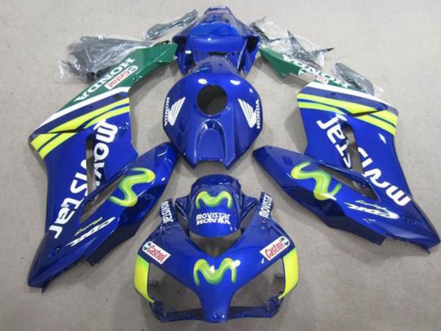 Carenagem CBR 1000RR 04-05 - Azul Movistar Castrol Carenagem CBR 1000RR 04-05 - Azul Movistar Castrol