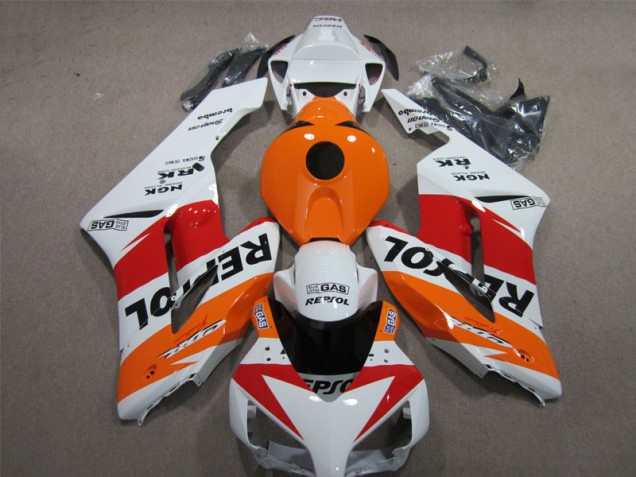 Carenagem CBR 1000RR 04-05 - Branco Laranja Repsol Carenagem CBR 1000RR 04-05 - Branco Laranja Repsol