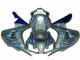 Carenagem CBR 1000RR 06-07 - Azul Chama Prata Carenagem CBR 1000RR 06-07 - Azul Chama Prata