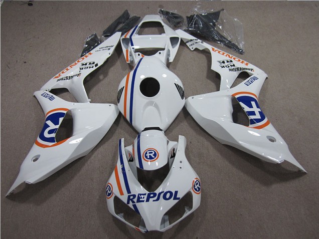 Carenagem CBR 1000RR 06-07 - Branco Azul Repsol Carenagem CBR 1000RR 06-07 - Branco Azul Repsol
