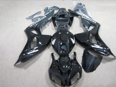 Carenagem CBR 1000RR 06-07 - Preto Branco Decalque