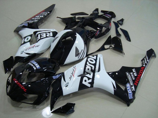 Carenagem CBR 1000RR 06-07 - Preto Branco Repsol Carenagem CBR 1000RR 06-07 - Preto Branco Repsol