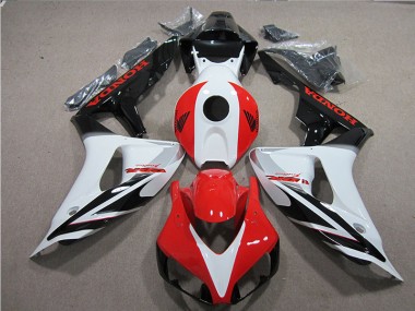 Carenagem CBR 1000RR 06-07 - Preto Branco Vermelho Fireblade